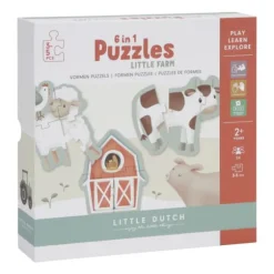 Little Dutch Little Farm Puzzel - 6-in-1