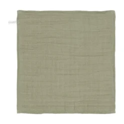 Little Dutch Little Farm Monddoekjes - Olive - 2 Stuks