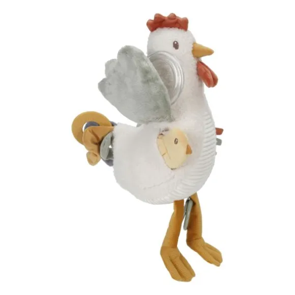 Little Dutch Little Farm Kip Activiteitenknuffel - 25 cm