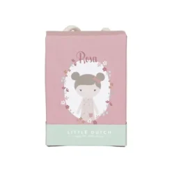 Little Dutch Little Pink Flowers Knuffelpop - Rosa - 10 cm