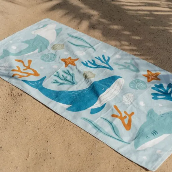 Little Dutch Ocean Dreams Badlaken - Blue