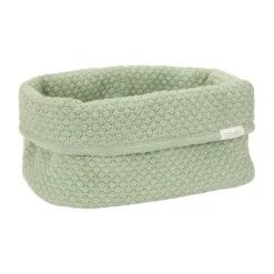 Little Dutch Pure Commodemandje Groot - 25 x 15 x 15 cm - Gebreid - Sage