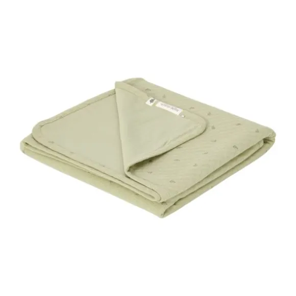 Little Dutch Pure Ledikantdeken - 110 x 140 cm - Denim Blue