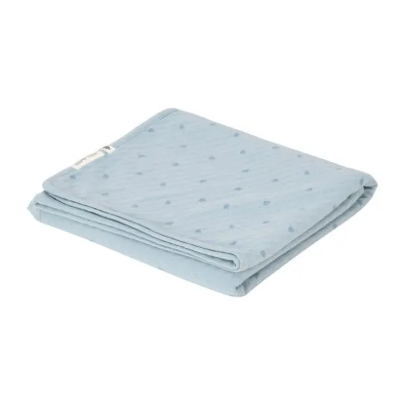 Little Dutch Pure Ledikantdeken - 110 x 140 cm - Denim Blue