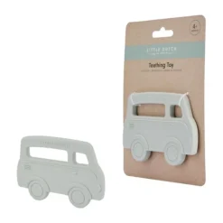 Little Dutch Siliconen Bijtring Bus