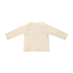 Little Dutch Stripe Lange Mouw T-Shirt - Maat 50 - Soft Beige