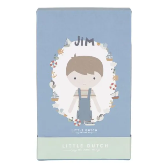 Little Dutch Vintage Sunny Stripes Knuffelpop - Jim - 35 cm