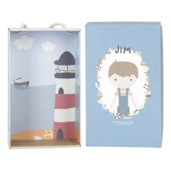 Little Dutch Vintage Sunny Stripes Knuffelpop - Jim - 35 cm