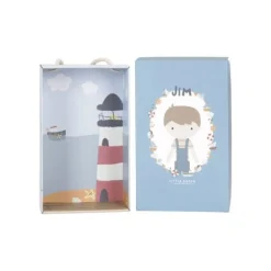 Little Dutch Vintage Sunny Stripes Knuffelpop - Jim - 35 cm