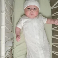 Lodger Hopper Seersucker Zomer Slaapzak - Mt. 50-62 - Cloud Dancer