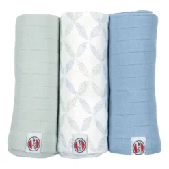 Lodger Hydrofieldoek - 3 Stuks - 70 x 70 cm - Matcha - Birch