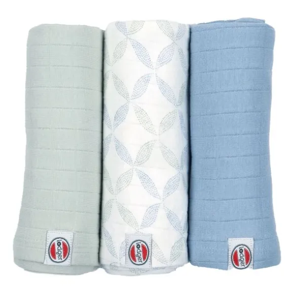 Lodger Hydrofieldoek - 3 Stuks - 70 x 70 cm - Matcha - Birch