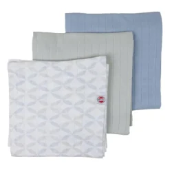 Lodger Hydrofieldoek - 3 Stuks - 70 x 70 cm - Matcha - Birch