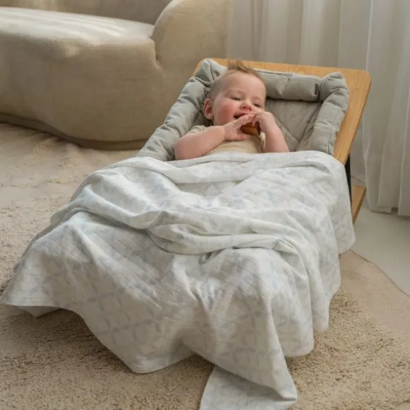 Lodger Hydrofieldoek - 2 Stuks - 110 x 110 cm - Matcha - Powder / Rose