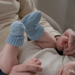 Lodger Knit Slofjes - 0-6 Mnd - Silk