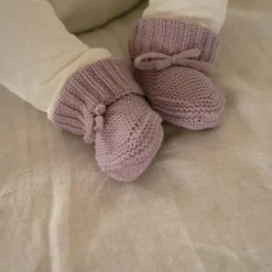 Lodger Knit Slofjes - 0-6 Mnd - Silk