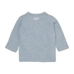 Lodger Melange Overslag Shirt - Maat 50 - Blue Fogg