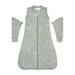 Lodger Slaapzak Hopper Met Afritsbare Mouwen - Maat 68/80 - Matcha Powder