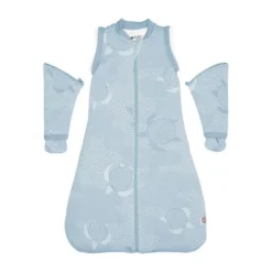 Lodger Slaapzak Hopper Met Afritsbare Mouwen - Maat 68/80 - Matcha Powder