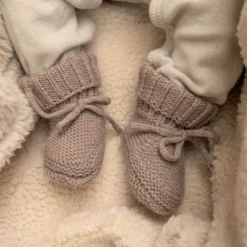 Lodger Slofjes - Merino Wool - Buffalo - 6-12M