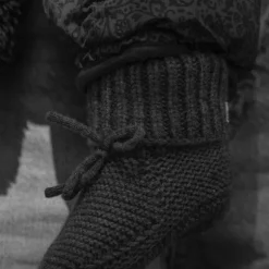 Lodger Slofjes - Merino Wool - Pigeon - 6-12M