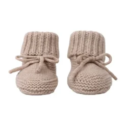 Lodger Slofjes - Merinowol - 0-6 mnd - Beige