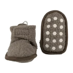 Lodger Slofjes - Teddy Fleece - Buffalo - 0-3M