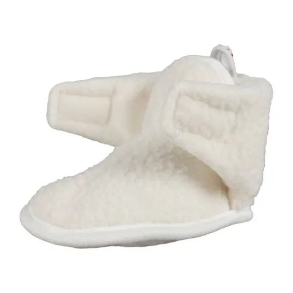 Lodger Slofjes - Teddy Fleece - Cloud Dancer - 0-3M