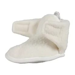 Lodger Slofjes - Teddy Fleece - Cloud Dancer - 0-3M