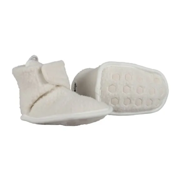 Lodger Slofjes - Teddy Fleece - Cloud Dancer - 0-3M