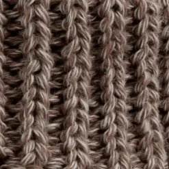 Lodger Slofjes Gebreid Met Kabel - 0-6 mnd - Buffalo