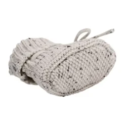 Lodger Slofjes Gebreid Met Kabel - 0-6 mnd - Buffalo