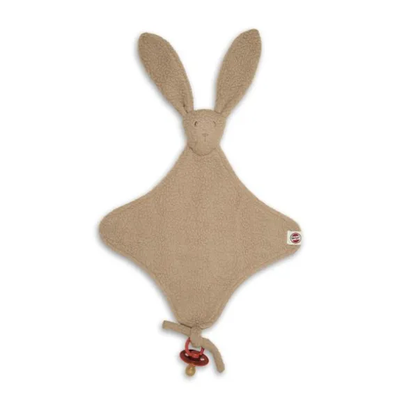 Lodger Speendoekje - Bunny Teddy Fleece - Beige