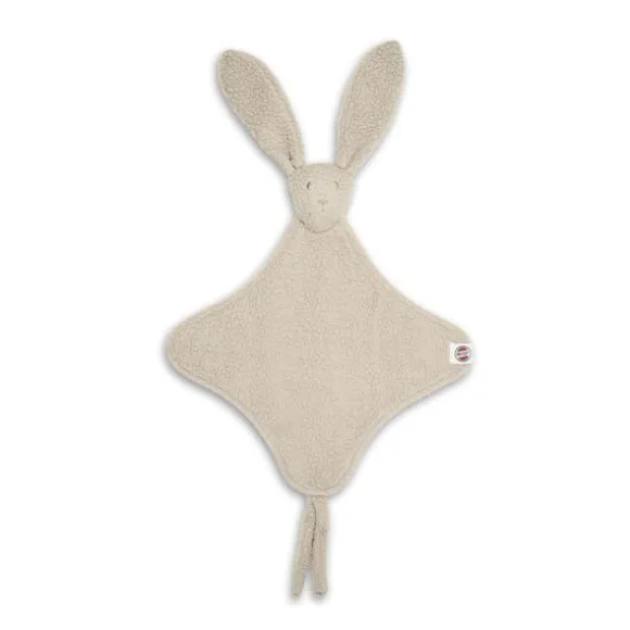 Lodger Speendoekje - Bunny Teddy Fleece - Beige