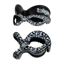 Lodger Swaddle Printed Clips - Dot - 2 Stuks - Birch