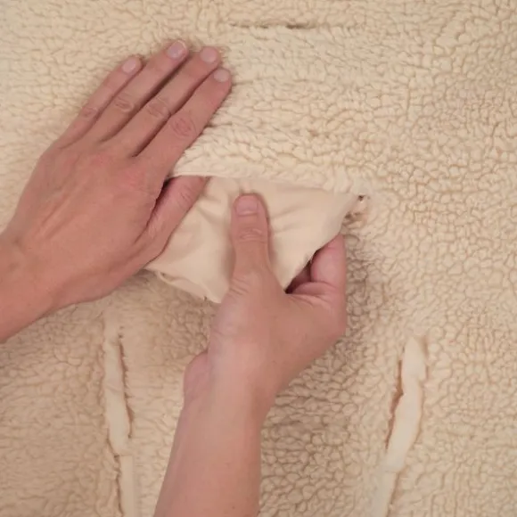 Lodger Wikkeldeken Teddy - Beige