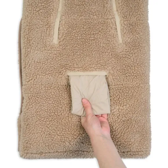 Lodger Wikkeldeken Teddy - Beige
