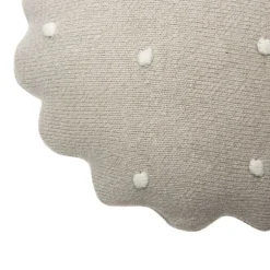 Lorena Canals Biscuit Kussen – Rond – Grijs