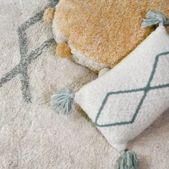 Lorena Canals Little Oasis Kussen – Indus Blue