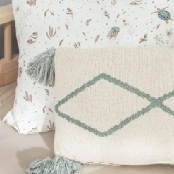 Lorena Canals Little Oasis Kussen – Indus Blue