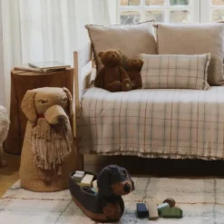 Lorena Canals Sierkussen – Handloom – Blue Sage – 25x40 cm