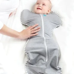 Love To Dream Swaddle Up Inbakerslaapzak - Fase 1 - 3-6 Mnd - Grijs