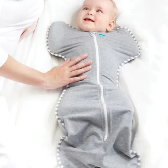 Love To Dream Swaddle Up Inbakerslaapzak - Fase 1 - 3-6 Mnd - Grijs