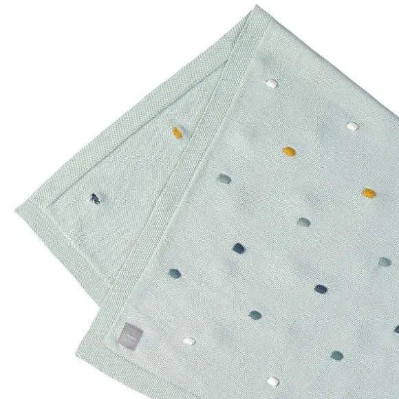 Lässig Dots Deken Light Mint