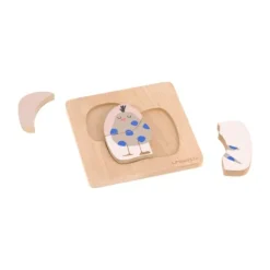 Lässig Houten Puzzel Set - Little Mateys - Hond/Vogel - FSC Hout