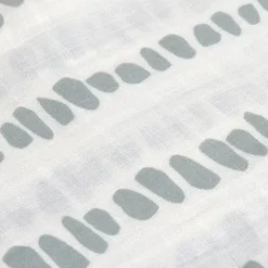 Lässig Hydrofiele Doeken - Strokes Silver Grey - 3 Stuks - 85 x 85 cm