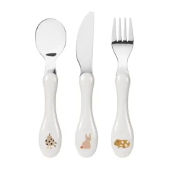 Lässig Kinderbestek (3-delig) - Little Mateys - Spicy Orange