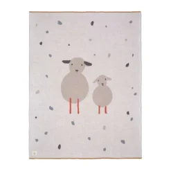 Lässig Knitted Tiny Farmer Sheep Deken