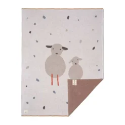 Lässig Knitted Tiny Farmer Sheep Deken