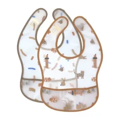 Lässig Little Mateys Slabbetje Royal Blue 2 Stuks